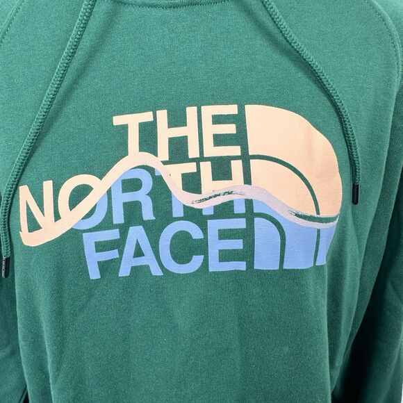The North Face Half Dome Hoodie Hooded Sweatshirt 721435 Womens Size Large Green - Picture 6 of 8